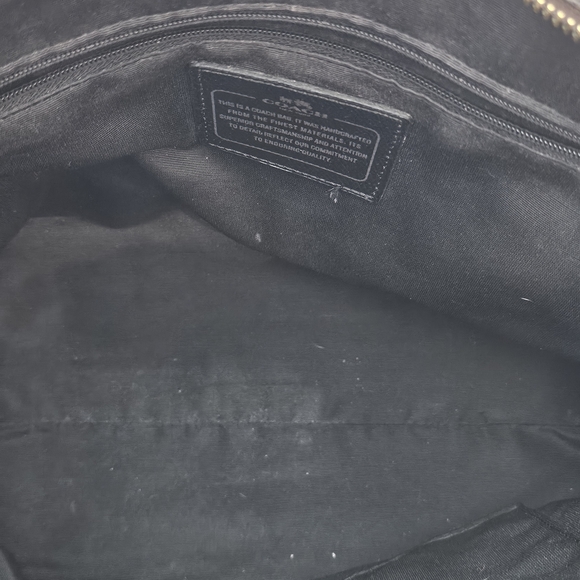 Vintage Coach Black Signature Tote Bag - Picture 13 of 16